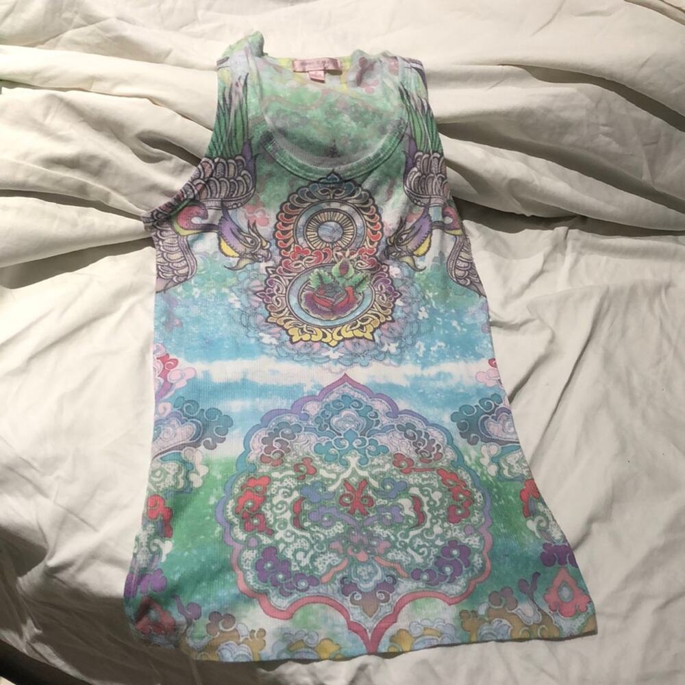 Romeo & Juliet couture colorful tank M worn once